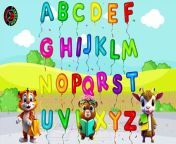 ABC Song with Balloons and Animal &#124; CoComelon Nursery Rhyme &amp; Animal Song&#124;ABC Song &#124;ABC with ballons