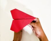 How to fold a paper airplane to fly forever and not fall all day&#60;br/&#62;&#92;