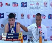 Interview with Best Player Ian Sangalang and Coach Chito Victolero [Apr. 10, 2024] from video player software