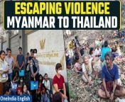 As violence grips Myanmar, witness the ongoing exodus to Thailand following the fall of a key border town. Explore the impact on residents and the junta and delve into the growing resistance movement. Exclusive coverage of the unfolding crisis. &#60;br/&#62; &#60;br/&#62;#Myanmar #Thailand #MyanmarThailand #MyanmarNews #ThailandNews #MyanmarThailandRelations #Myawaddy #MinAungHlaing #SretthaThavisin #Oneindia&#60;br/&#62;~HT.99~PR.274~ED.102~