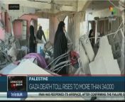 Israel&#39;s military siege against besieged Palestinians in Gaza, now in its 197th day, killed at least 34,049 people and has injured more than 76,901 while, according to local authorities.teleSUR