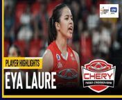 PVL Player of the Game Highlights: Eya Laure sustains fine form as Chery Tiggo stuns PLDT to boost semis chances from code to fine china roblox id