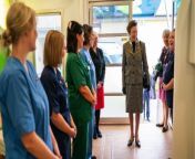Princess Anne visits Bronglais Hospital from anne lingerie