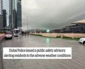 Heavy rain in Dubai has led to flooding from munbe has vaseegara