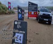 Natural Resources Wales considering car ban on Ynyslas beach from ban v aus match full highlights 2005