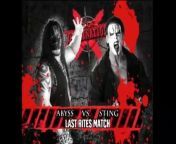 TNA Destination X 2007 - Abyss vs Sting (Last Rites Match) from tv2 2007 december 21