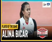 PVL Player of the Game Highlights: Alina Bicar guides Chery Tiggo to semis from alina y117