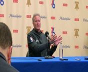 Sixers&#39; Head Coach Brett Brown discusses Joel Embiid playing back to back matchups.