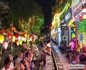 Vietnam Travel 2024 - Walking Tour to explore HaNoi nightlife from sobia hot vlog official