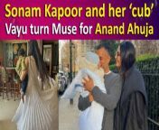 Sonam Kapoor and Anand Ahuja, renowned as one of Bollywood&#39;s beloved couples, exchanged vows in 2018. Sonam Kapoor and Anand Ahuja recently delighted fans with snapshots showcasing their dance-filled moments, featuring Vayu as the muse. Sharing adorable pictures on Instagram, Sonam Kapoor offered a charming peek into her bond with her son, Vayu Kapoor Ahuja.&#60;br/&#62;&#60;br/&#62;#sonamkapoor #anandahuja #vayu #sonamkapoorson #cutebaby #motherandson #entertainmentnews #bollywood #viral #trending