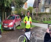Celebrating 50 years, Ian rides to work on bike he cycled to work with on his first day 50 years ago from perte ian