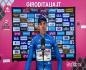 Le Français de l&#39;équipe Intermarché Wanty, Lilian Calmejane, à l&#39;arrivée de la 1ère étape du Giro d&#39;Italia 2024 : &#92;