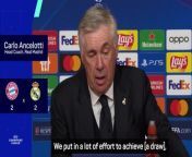 Ancelotti settles for 'good result' in Munich from good pot