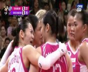 #PVL2024 #TheHeartOfVolleyball&#60;br/&#62;COOL WIN NGAYONG TAG-INIT&#60;br/&#62;&#60;br/&#62;The Creamline Cool Smashers inch closer to their eighth PVL title as they take Game 1 of the All-Filipino Finals after defeating their sister team, the Choco Mucho Flying Titans!&#60;br/&#62;&#60;br/&#62;#PVL2024 PVLonOneSports #TheHeartOfVolleyball&#60;br/&#62;
