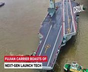 China began the sea trial of its third and most advanced aircraft carrier on May 1. Fujian, entirely designed and built domestically, features a full-length, flat flight deck. The Fujian is larger than its predecessors, which will enable it to support a more robust airwing. For the first time in the Chinese navy, the Fujian features an EMALS catapultsystem that will enable it to launch heavier and larger fixed-wing aircraft. Watch the video to find out more.