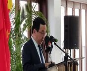 China is offering trainingin human resources to ten young people from Tobago. Ambassador Fang Qiu made the announcement on Sunday at Merci Buccoo, in celebration of the 50th anniversary of the establishment of diplomatic relations between Trinidad and Tobago and China.&#60;br/&#62;&#60;br/&#62;&#60;br/&#62;The ambassador said the training is in support of the empowerment of the youth in Tobago.&#60;br/&#62;&#60;br/&#62;&#60;br/&#62;He spoke at Merci Buccoo, in celebration of the 50th anniversary of the establishment of diplomatic relations between Trinidad and Tobago and China. More in this Elizabeth Williams report.