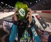Ross Chastain shares his emotions after making a late charge to win the Truck Series race at Darlington Raceway.