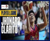 PBA Player of the Game Highlights: Jhonard Clarito makes impact in Rain or Shine's Game 2 victory over TNT from tnt tony call