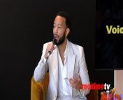 https://www.maximotv.com &#60;br/&#62;Singer and founder of Loved01, John Legend, spoke at the Voices of Beauty Summit &#39;Retail Bootcamp&#39;, hosted by Landing International, on March 27, 2024, at the California Market Center in Downtown Los Angeles, California, USA. This video is only available for editorial use in all media and worldwide. To ensure compliance and proper licensing of this video, please contact us. ©MaximoTV