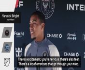 SuperDraft signing Bright talks about “big emotion” playing with Messi from big nyash grinding