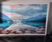 As most you already know Diamond Art Club make some of the best diamond picture sets. This is my latest complete diamond art. A beautiful Glacier Lake. &#60;br/&#62;&#60;br/&#62;Follow my channel on DM &amp; YT.