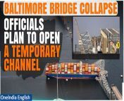 In the aftermath of the Baltimore bridge collapse, officials announced on Sunday night (March 31) plans to establish a temporary channel, facilitating the resumption of limited commercial vessel traffic in and out of the port. The decision arrives as cleanup operations persist in the wake of the Francis Scott Key Bridge incident. &#60;br/&#62; &#60;br/&#62;TAGS &#60;br/&#62; &#60;br/&#62;#BaltimoreBridgecollapse #BaltimoreBridgeTemporaryChannel #MarylandBridge #francisscott #Maryland #Baltimore #Bridgecollapse #USnews #Biden #Worldnews #latestnews #breakingnews #francisscottkeybridge#usbridgecollapse #baltimorekeybridge #usa #englishnewslive&#60;br/&#62;~HT.97~PR.152~ED.103~
