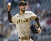 Joe Musgrove Starts for Padres in Game against Giants from san aunty