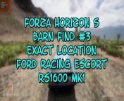 This video from FORZA HORIZON 5 and is for those of us that like to find and collect things. In the game, it will show you the area to search for the barn... in my video, I will take you straight to that barn. In this video, we will find my 3rd BARN FIND..a FORD RACING ESCORT RS1600 MK1.