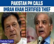 Pakistan Prime Minister Shehbaz Sharif on Saturday tore into Imran Khan, describing the ex-premier as a “certified thief”, a day after his disqualification in the concealment of assets in the Toshakhana case. &#60;br/&#62; &#60;br/&#62;#ShehbazSharif #Pakistan #Imrankhan