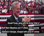 Donald Trump, along with his former chief of staff Mark Meadows and 17 others, were recently indicted in Georgia, charged with some 41 crimes. Recently Meadows and his legal team made a motion to move the case from Georgia to Federal court, hoping to get a jury that includes more congressional districts and is therefore more sympathetic to him. And Trump might soon do the same. Veuer’s Tony Spitz has the details.