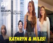 Kathryn Bernardo attended the premiere of Five Breakups and a Romance, the movie topbilled by Alden Richards and Julia Montes. The premiere is ongoing now at SM Megamall Cinema 3.&#60;br/&#62;&#60;br/&#62;#kathrynbernardo #juliamontes #milesocampo&#60;br/&#62;&#60;br/&#62;Video: Jocelyn Dimaculangan&#60;br/&#62;Edit: Rommel Llanes&#60;br/&#62;&#60;br/&#62;Subscribe to our YouTube channel! https://www.youtube.com/PEPMediabox&#60;br/&#62;&#60;br/&#62;Know the latest in showbiz at http://www.pep.ph&#60;br/&#62;&#60;br/&#62;Follow us! &#60;br/&#62;Instagram: https://www.instagram.com/pepalerts/ &#60;br/&#62;Facebook: https://www.facebook.com/PEPalerts &#60;br/&#62;Twitter: https://twitter.com/pepalerts&#60;br/&#62;&#60;br/&#62;Visit our DailyMotion channel! https://www.dailymotion.com/PEPalerts&#60;br/&#62;&#60;br/&#62;Join us on Viber: https://bit.ly/PEPonViber&#60;br/&#62;&#60;br/&#62;Watch us on Kumu: pep.ph