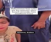 yt1s.com - Palestinian boy cries for parents after Israeli airstrike in Gaza shorts from cries file 20 video
