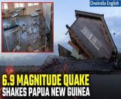 At least five people were killed and an estimated 1,000 homes destroyed when a magnitude 6.9 earthquake rocked flood-stricken northern Papua New Guinea, officials said Monday as disaster crews poured into the region.&#92;