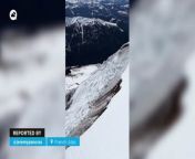 Numerous such avalanches are being recorded in recent days in other areas of the Alps and in the Pyrenees after the last snowfall episode.