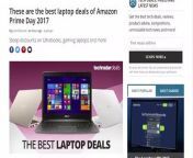 Looking for a sweet deal on laptops? Amazon Prime day is finally here and techradar.com has the inside tip on laptop deals of the day.