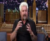 Guy Fieri chats about using his binge-worthy Food Network show Diners, Drive-Ins and Dives to support mom-and-pop shops around the country and reveals where the unspoiled groceries from Guy&#39;s Grocery Games end up after filming.