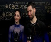 2024 Deanna Stellato-Dudek & Maxime Deschamps Worlds Post-SP Interview (1080p) - Canadian Television Coverage from liton television dance
