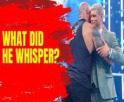 Major plot twist in the road to WrestleMania! The Rock spills juicy details &amp; whispers to Cody Rhodes! Don&#39;t miss out on this jaw-dropping 21-minute video! #WrestleMania #TheRock #CodyRhodes #SmackDown #PlotTwist #WWEFamilyAffair
