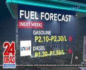 Sa darating na Semana Santa, big-time oil price hike ang papasaning kalbaryo ng mga motorista!&#60;br/&#62;&#60;br/&#62;&#60;br/&#62;24 Oras Weekend is GMA Network’s flagship newscast, anchored by Ivan Mayrina and Pia Arcangel. It airs on GMA-7, Saturdays and Sundays at 5:30 PM (PHL Time). For more videos from 24 Oras Weekend, visit http://www.gmanews.tv/24orasweekend.&#60;br/&#62;&#60;br/&#62;#GMAIntegratedNews #KapusoStream&#60;br/&#62;&#60;br/&#62;Breaking news and stories from the Philippines and abroad:&#60;br/&#62;GMA Integrated News Portal: http://www.gmanews.tv&#60;br/&#62;Facebook: http://www.facebook.com/gmanews&#60;br/&#62;TikTok: https://www.tiktok.com/@gmanews&#60;br/&#62;Twitter: http://www.twitter.com/gmanews&#60;br/&#62;Instagram: http://www.instagram.com/gmanews&#60;br/&#62;&#60;br/&#62;GMA Network Kapuso programs on GMA Pinoy TV: https://gmapinoytv.com/subscribe