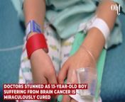 Doctors stunned as 13-year-old boy suffering from brain cancer is miraculously cured from song doctor