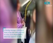 A Bendigo teenager is resting at home in fear after being attacked on a bus, in an alleged assault which was captured on video.&#60;br/&#62;&#60;br/&#62;The footage, now circulating on social media, that was allegedly recorded by one of the teenagers at the scene on the afternoon of February 7.&#60;br/&#62;