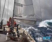 Ocean Globe Race 2024 - Pen Duick VI and Skipper Marie Tabarly Rounding Cape Horn - Offshore Media 080224