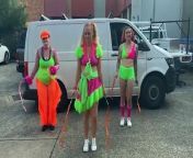 Members of the Shellharbour Shag harders get in some last-minute practice before the 2024 Sydney Gay and Lesbian Mardi Gras.&#60;br/&#62;Video by Anna Warr
