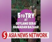 At this year&#39;s Geylang Serai Ramadan Bazaar, around 150 stalls offer food and drink.&#60;br/&#62;&#60;br/&#62;WATCH MORE: https://thestartv.com/c/news&#60;br/&#62;SUBSCRIBE: https://cutt.ly/TheStar&#60;br/&#62;LIKE: https://fb.com/TheStarOnline&#60;br/&#62;