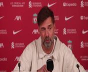 Liverpool boss Jurgen Klopp on Trent Alexander Arnold&#39;s Manchester City criticism ahead of their Premier League clash with the title rivals&#60;br/&#62;AXA training centre, Liverpool, UK