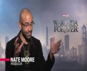 Interview with producer Nate Moore during the Los Angeles press day for Black Panther: Wakanda Forever, and one of the topics of discussion was the Marvel timeline.