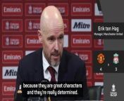 Manchester United boss Erik ten Hag praised their ability to deal with setbacks after their comeback 4-3 win