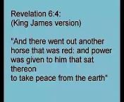 Prophecies of the Bible Book of Revelation, including the Four Horsemen of the Apocalypse, on North Korea testing missiles and atomic bombs in 2009. &#60;br/&#62;Is this the second horseman, a Red Horse, War? Or the Red Dragon of Revelation 12? &#60;br/&#62;Copyright 2009 by T. Chase. From the Revelation13.net web site, for more on this see Revelation13.net (Revelation 13: Prophecies of the Future, Astrology, Nostradamus, Bible Prophecy, the King James version English Bible Code.)