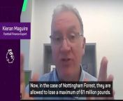 Football finance expert Kieran Maguire explains why Nottingham Forest were docked four points for PL breaches