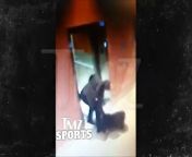 Sports has obtained footage of Baltimore Ravens running back Ray Rice dragging his fiancee .